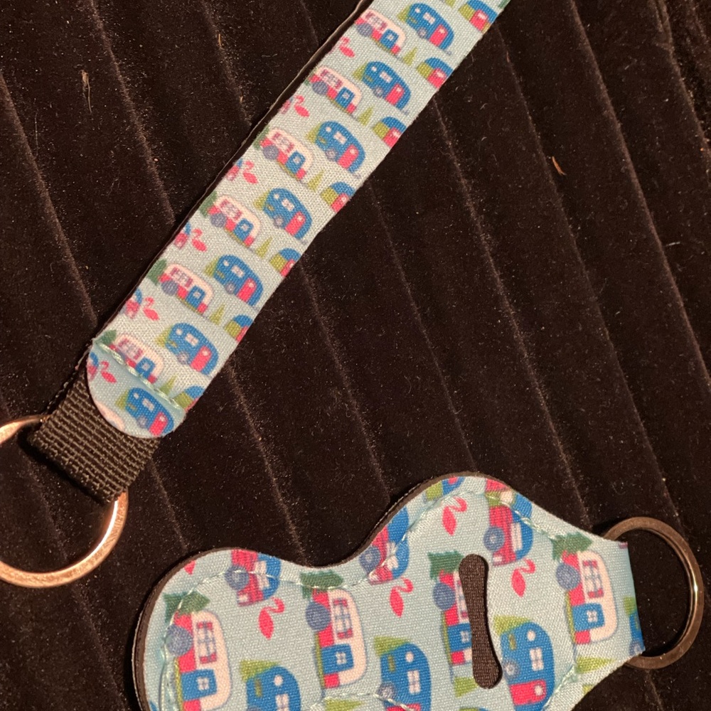 Key and Chapstick holders with campers very cute